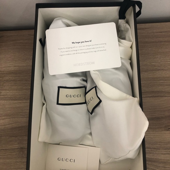 Gucci GG Logo Stamp Penny Loafers Moccasins Black Leather Men's SHOES 7.5 G 8 US - Picture 11 of 12